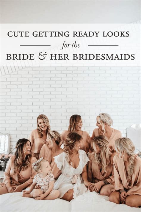 Cute And Comfy Getting Ready Looks For The Bride And Her Bridesmaids Junebug Weddings