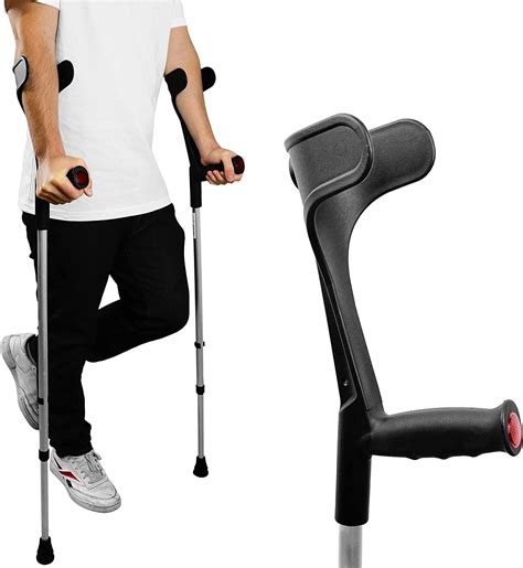 Pepe Forearm Crutches For Adults X2 Units Open Cuff Crutches