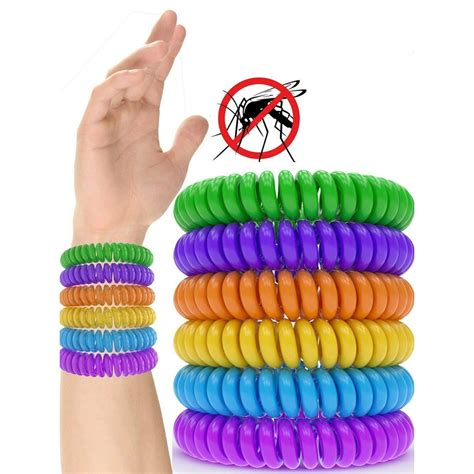 12 Pack Premium Mosquito Repellent Bracelet Band 320hrs Easy To Use