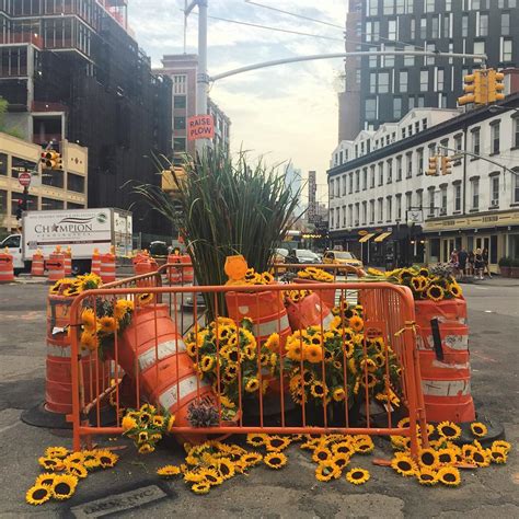 Can you make money selling flowers? Guerilla Flower Installations on the Streets of NYC by ...