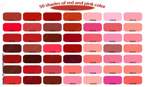 Red Pink Color Names
