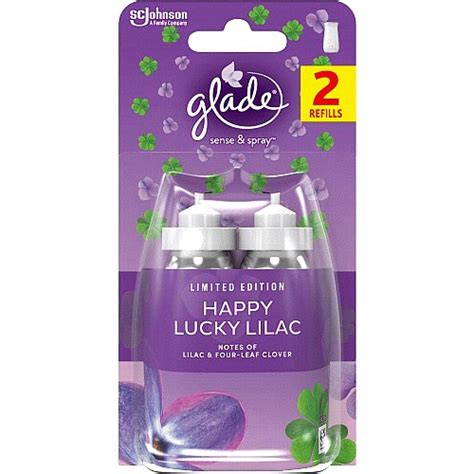 Glade Happy Lucky Lilac Sense And Spray Twin Refill Air Freshener Ml