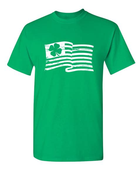Irish American Flag Bad Idea T Shirts