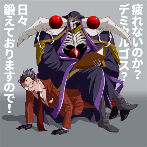 Ainz Ooal Gown And Demiurge Overlord Maruyama Drawn By