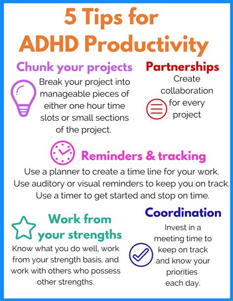 5 Tips For Adhd Productivity Adhd And Autism Adhd Kids Adhd Quotes