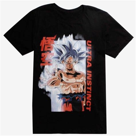 Dragonball Super Goku Ultra Instinct Black New With Tags Clothihng