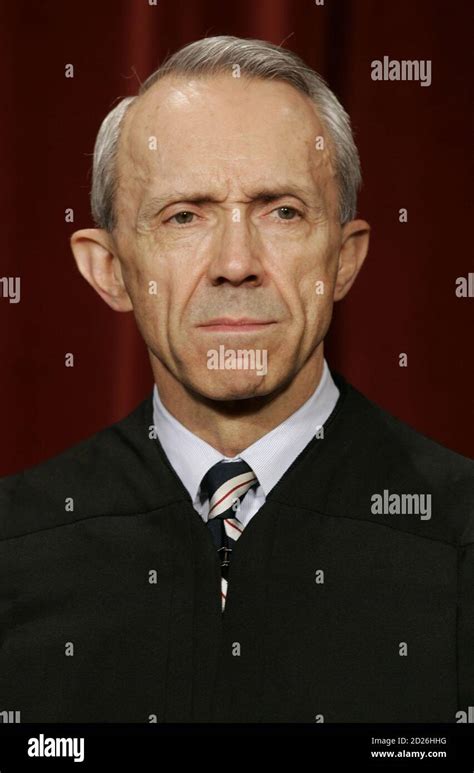 U S Associate Justice David Souter Poses For An Official Picture With Other Justices At The U S