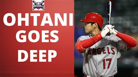 Shohei Ohtani Hits Mlb Leading 38th Home Run Goes 413 Feet Youtube