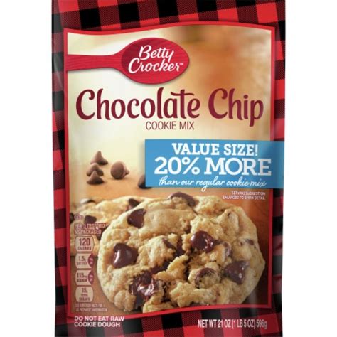 Betty Crocker Chocolate Chip Cookie Mix Value Size 21 Oz Frys Food