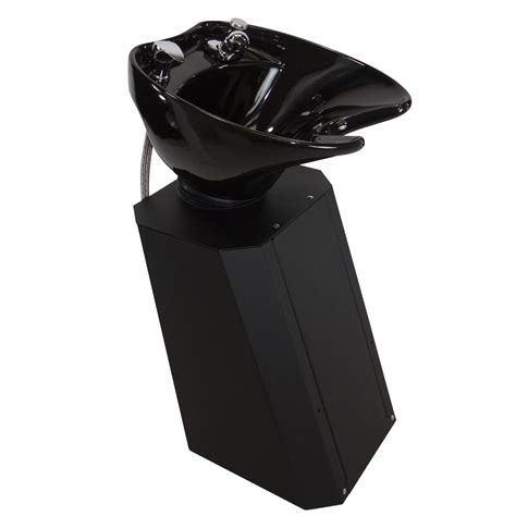 Adjustable Salon Shampoo Bowl And Metal Pedestal Asti Salon Supply