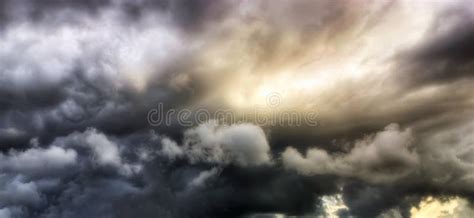 Dramatic Cloud Blur Sky For Background Stormy Clouds Stock Image