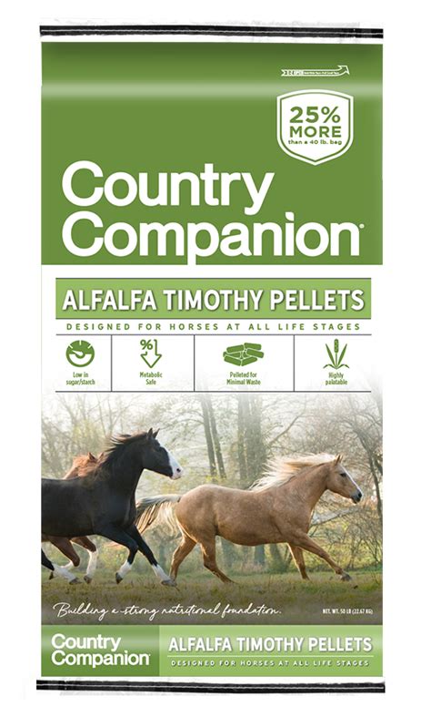 Alfalfa Timothy Pellets Country Companion