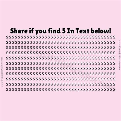 Can You Find Hidden Number 5 In This Puzzle Picture Emviatame