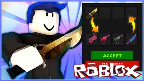 There are numerous things that make people go crazy about this roblox game but what people want the most is knife skins. Murder Mystery 2 Trolling | GUEST TRADING CORRUPT KNIFE ...
