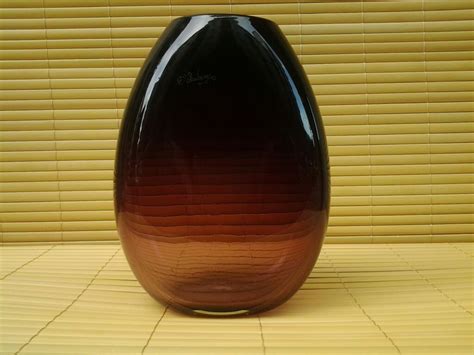 Signed Murano Glass Vase For Sale At Pamono