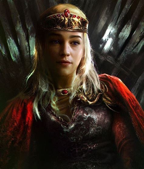Queen Daenerys Targaryen Mother Of Dragons Game Of Thrones Art A Song Of Ice And Fire