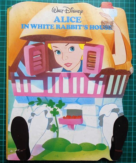 1988 alice in white rabbit s house walt disney board book gallery books white rabbits