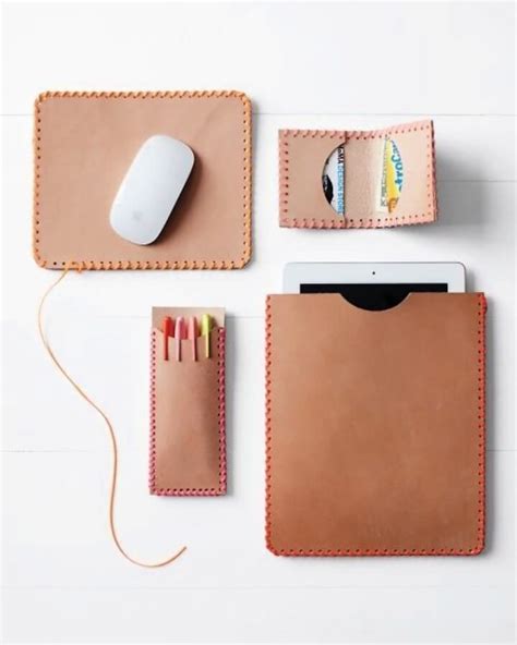 36 Diy Tablet Sleeves Cases And Covers Tutorials Leather Diy Leather
