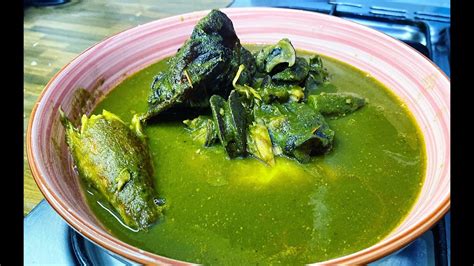 How To Make Ebunuebunu Soup Spinach Recipe Ghanaianfood Youtube