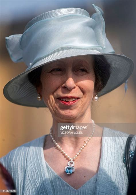 Britains Princess Anne Princess Royal Attends The Queens Garden