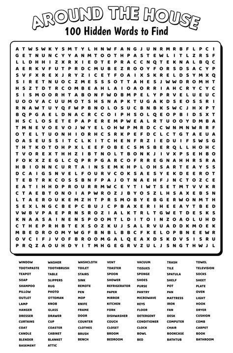 Free Printable Word Searches Difficult