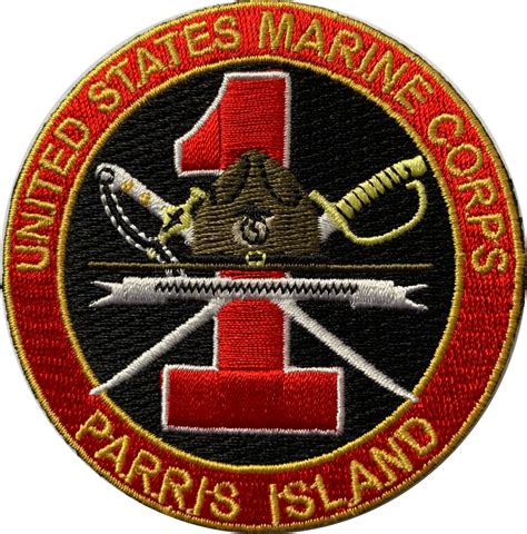 United States Marine Corps First Bn Embroidery Patch Charleston Promotion