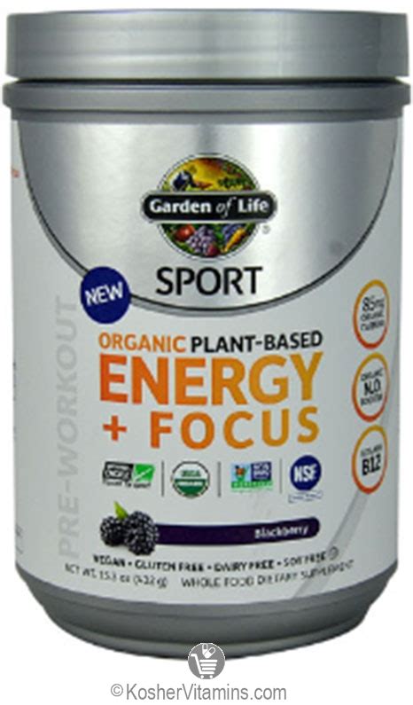 Free toothpaste or multivitamin powder with every £100 you spend on garden of life products. Garden of Life Kosher Sport Pre-Workout Energy + Focus ...