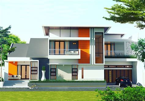 Desain rumah minimalis 6×12 tampak depan. Top Cat Rumah Sederhana Tampak Depan Warna Biru ...