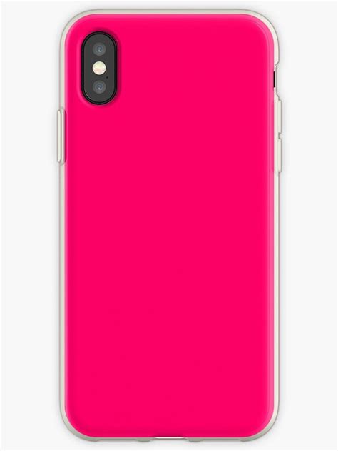Super Bright Fluorescent Pink Neon Iphone 12 Soft By Podartist