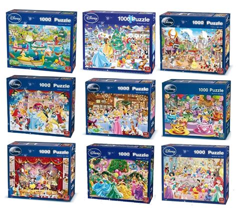 Disney 1000 Piece Jigsaw Puzzles Choice Of 12 Official Cartoon Licensed