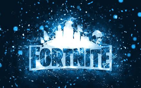 Download Wallpapers 4k Fortnite Logo Colorful Realist