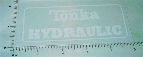 Mighty Tonka Hydraulic Dump Truck Replacement Stickers Toy Decals