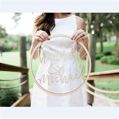 Unique bride & groom gift exchange ideas. Personalized Bride and Groom Name Wedding Decoration ...