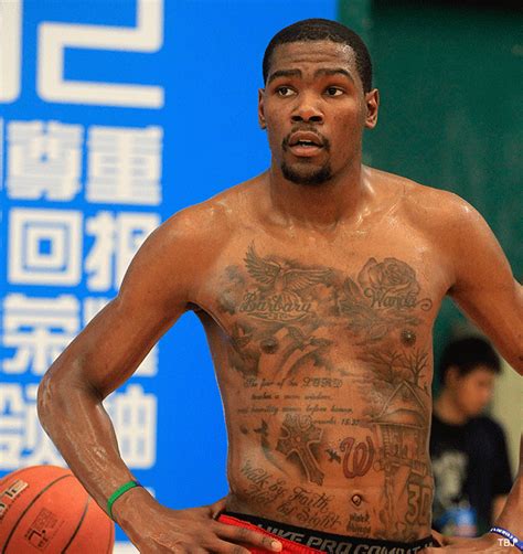 Nba Players No Shirt Kevin Durant S Hidden Tattoos Are On Purpose