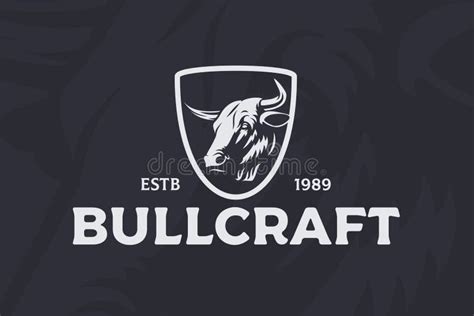 Vector Bull Head Logo Or Emblem Stock Vector Illustration Of Graphic