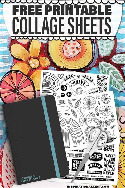Enjoy unlimited free printable downloads! Free Printable Collage Sheet for Mixed Media or Junk ...