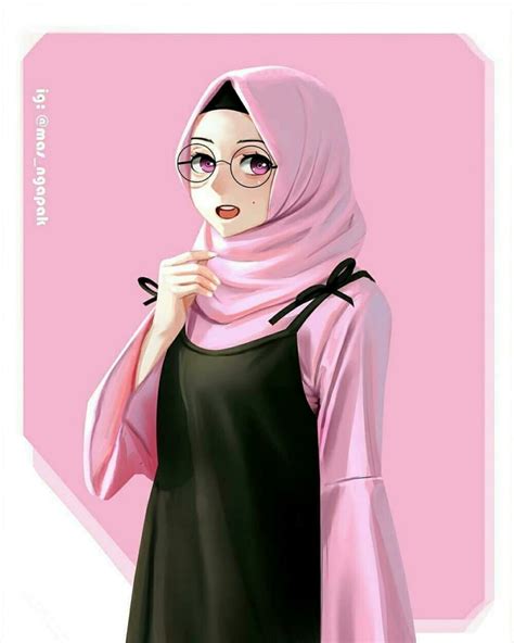 Gambar Wallpaper Kartun Muslimah Cantik Cari
