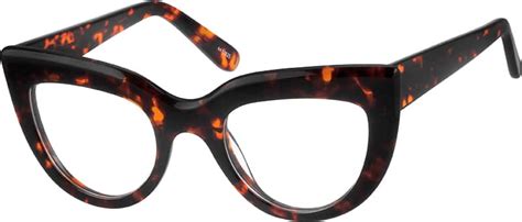 tortoiseshell cat eye glasses 44126 zenni optical eyeglasses