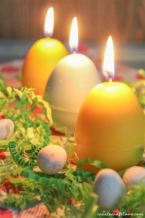 Easter Egg Candles Create Craft Love