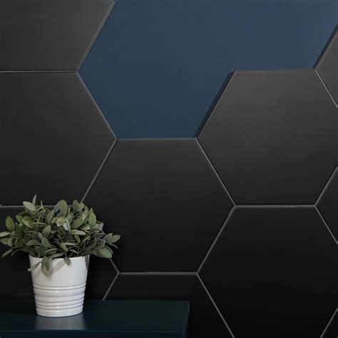 Apollo Hexagon Black Wall And Floor Tile Tile Mountain