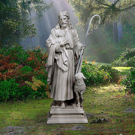 Jesus Good Shepherd Garden Statue Large Eu1785 Design