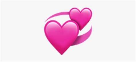 Pink Heart Emoji Iphone Freetoedit Heart Transparent Png 1024x1024