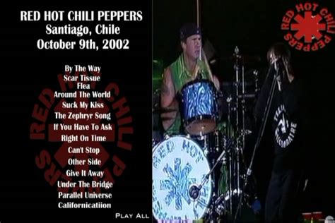 Funky Crime Perú Red Hot Chili Peppers Santiago Chile 2002 Dvd