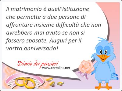 Gli auguri a distanza del primo cittadino alla signora. "Il matrimonio è quell'istituzione che permette a due ...