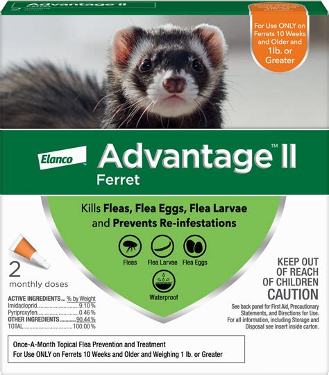 Advantage Ii Flea Treatment For Ferrets