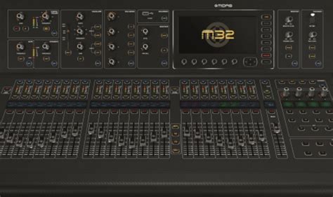 Midas M32 Nueva Mesa Para Directo Y Estudio Hispasonic