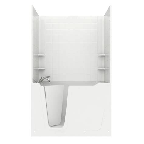 Upgrade your bathroom with accessories from the home depot. Universal Tubs Rampart Nova Heated 5 ft. Walk-in Whirlpool ...