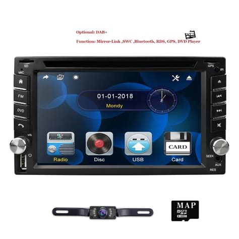 New Universal 2din In Dash Car Dvd Player Gps Stereo Radio Touch