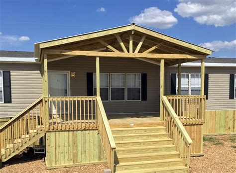 Mobile Home Front Porch With Roof Gestuin