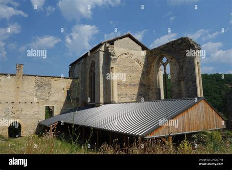 Monastery Ruin Gourdon Monastery Ruins Stock Photo Alamy